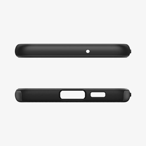 ACS05626 - Galaxy S23 Ultra Case Neo Hybrid in black showing the back